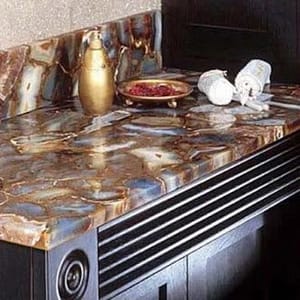 Natural Agate Slabs For Kitchen and Office Desk and Agate Wall Panel Handmade Furniture For Home Decor