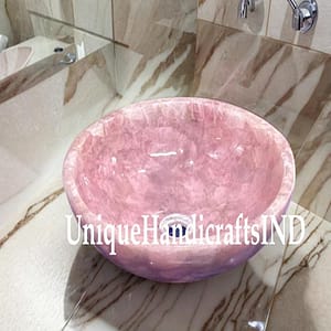Rose Quartz Bathroom Sink For Modern Interior Home Furniture