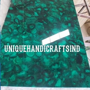 Green Agate Stone Table Slab Use to Kitchen Countertop Home Decor