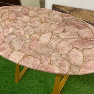 Agate Table Top Handmade Mosaic Natural Stone Art Home Decor Furniture