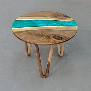 Buy Epoxy Round Table Top Natural Wooden Arts