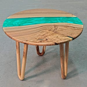 Buy Epoxy Round Table Top Natural Wooden Arts