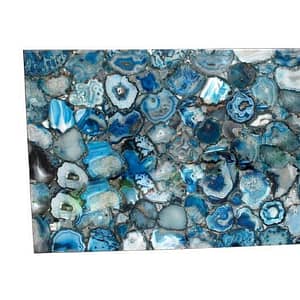 Geode Agate Table Top Handmade Mosaic Stone Furniture For Home Decor