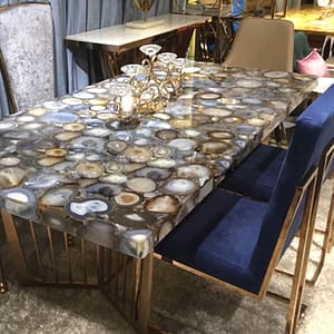 Mix Gemstone Agate Table Top Handmade Home Decor Furniture