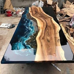 Epoxy Table Top Dining Sofa Center For Handmade and Home Decor