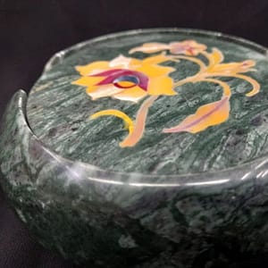 green marble cup coaster set with coaster christmas gift
