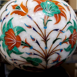 Marble Handmade Flower Vase Decorative Unique For Chritsmas Day Gift