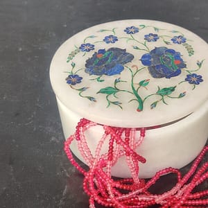 Jewelry Box Handmade Semi Precious Marble Crafts Arts