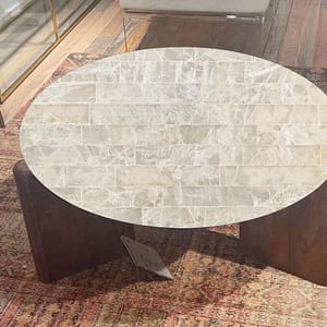 Selenite Table For Home Decor Mosaic Stone Art Furniture