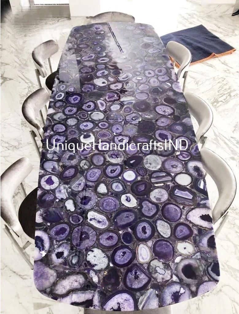 agate table, coffee table, side table, dining table